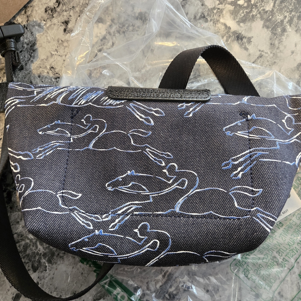 Black and White Horse Print Belt Bag - Picture 4 of 5